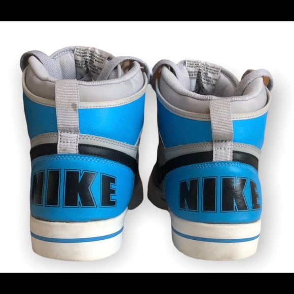 Nike Air Big High AC Wolf Grey and Blue Sneakers - Picture 4 of 5